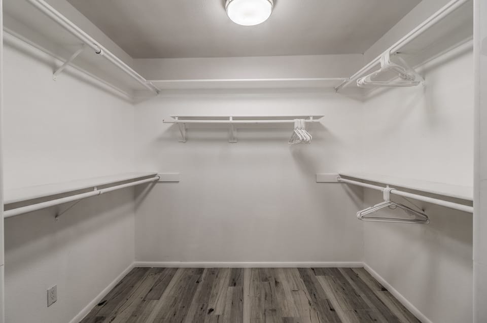 Master bedroom walk-in closet 