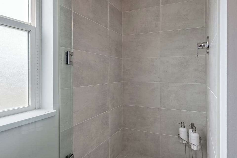 Main Floor Bathroom Stand Up Shower 
