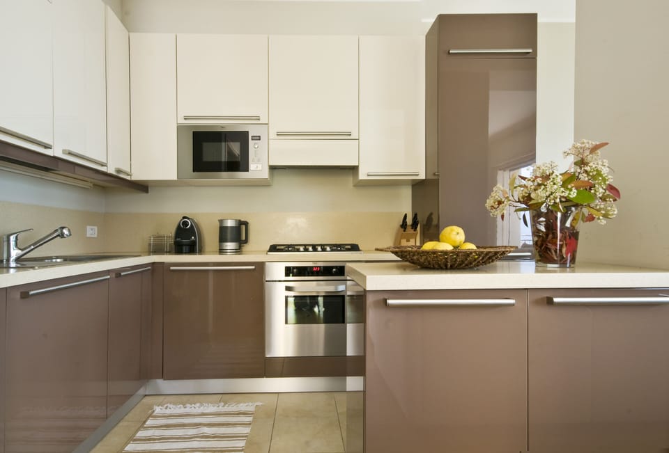 Cook up a feast in the stylish kitchen!