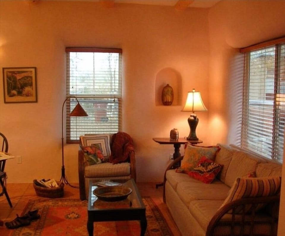 Relaxing time in cozy living room