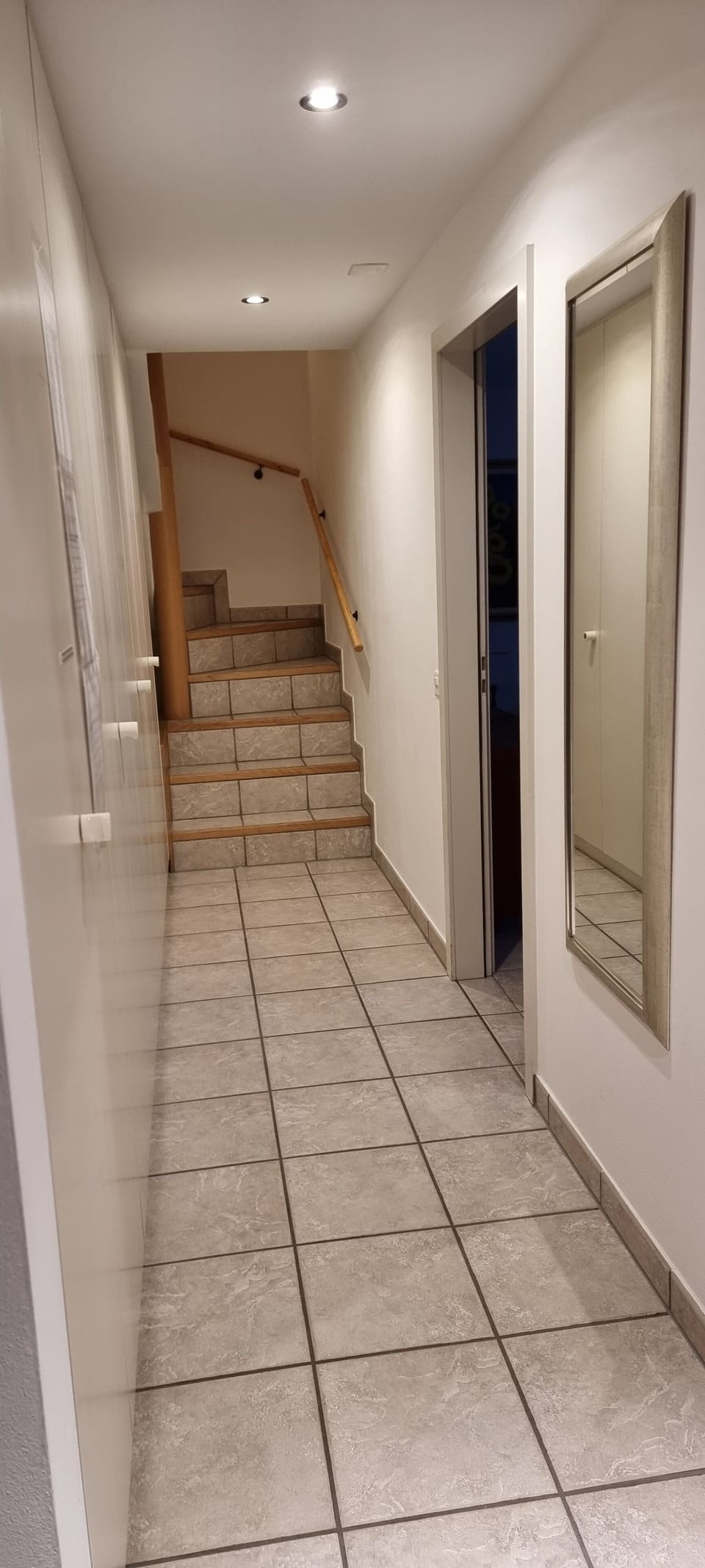 hallway downstairs, bedrooms