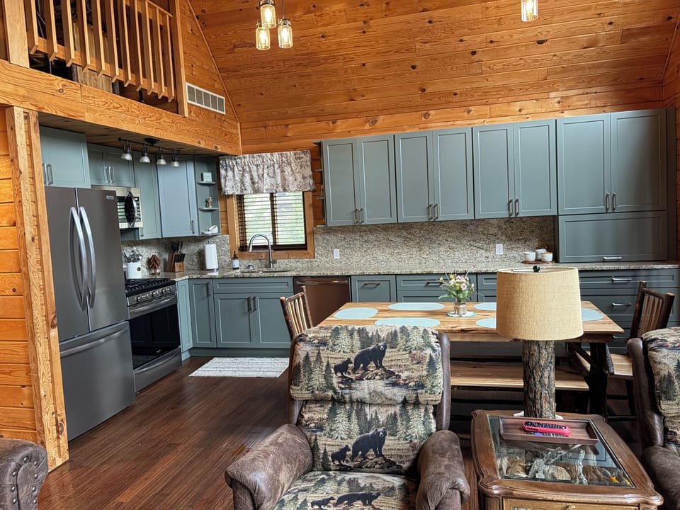 Removed kitchen in 2025 with new appliances including dishwasher.