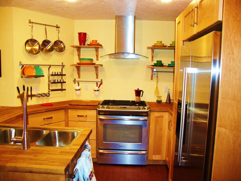 Apartment kitchen.