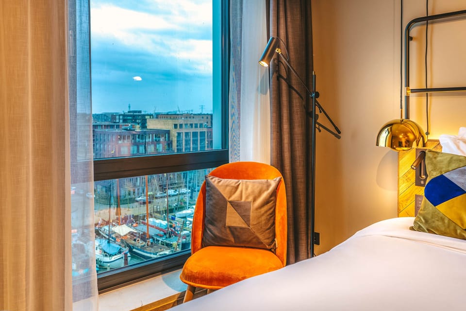 In-room safe, desk, laptop workspace, blackout drapes