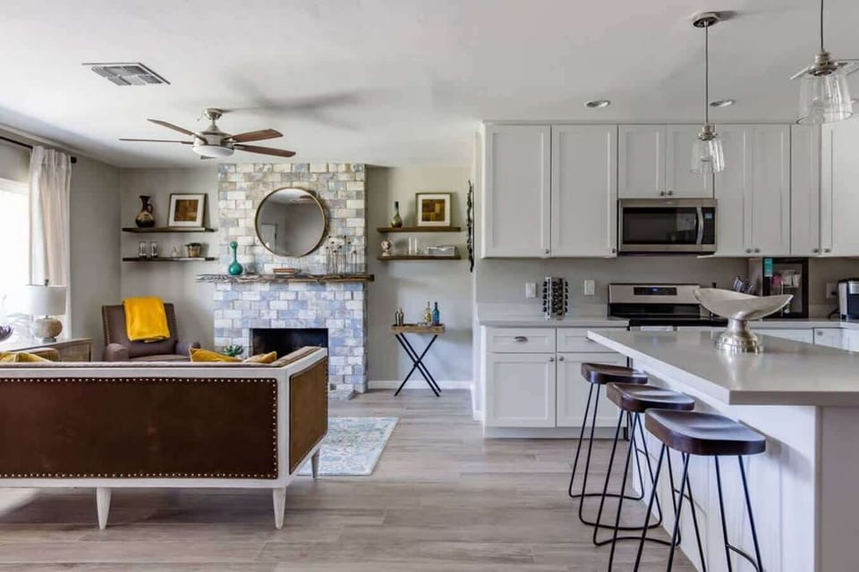 Living room is right as you enter this lovely open floor plan.