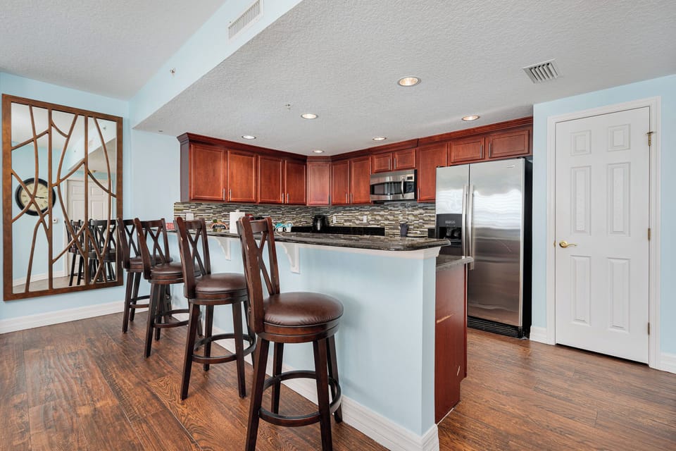 Bar stools for additional seating