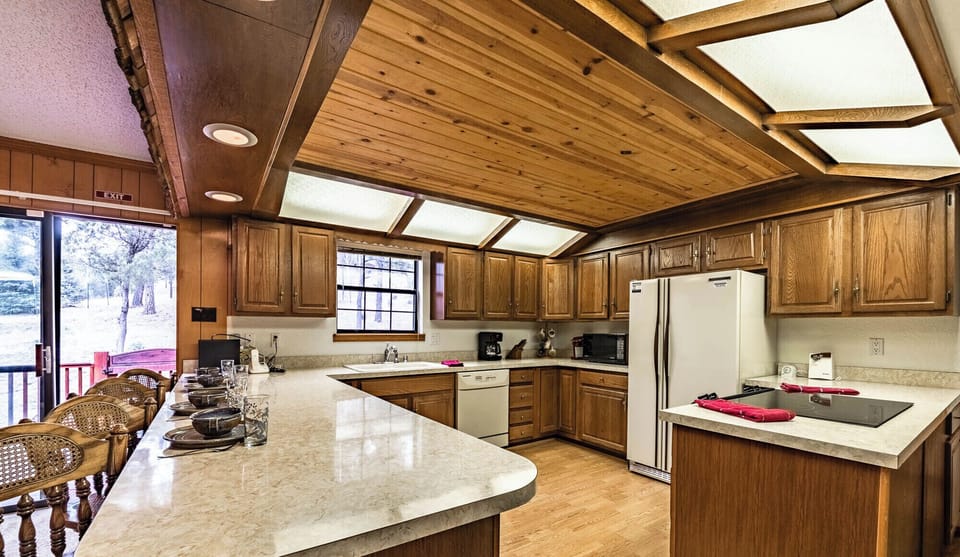 Kitchen with basic essentials