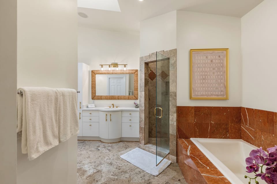En suite bathroom