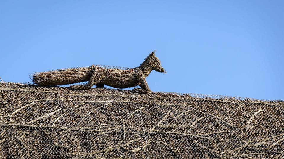 Thatch roof, Old Fox Cottage, Bolthole Retreats