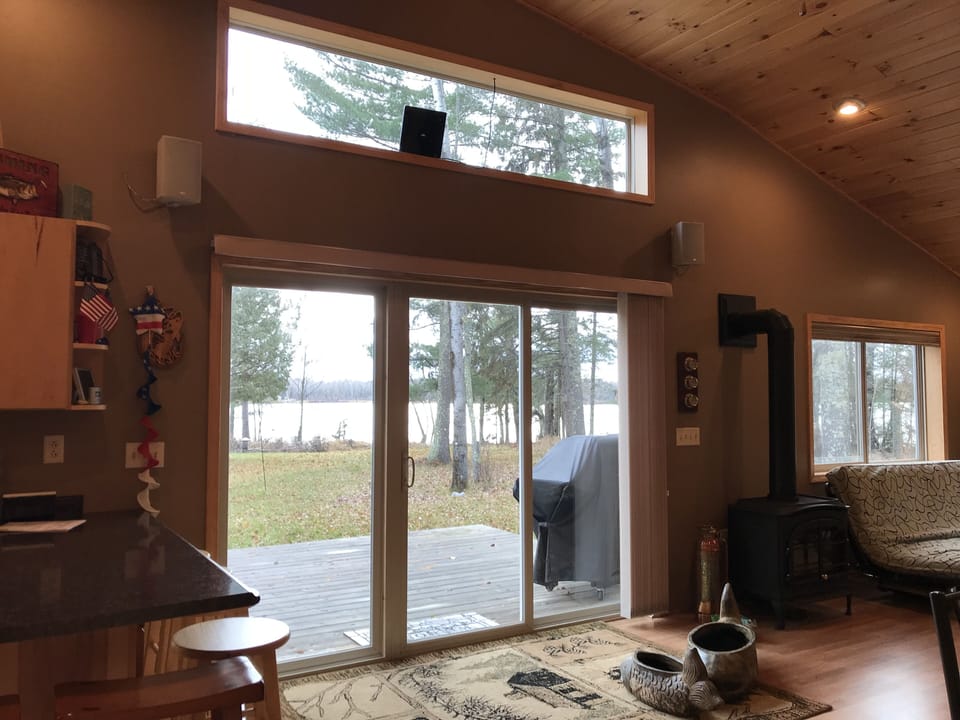 Slider that over looks the Lake