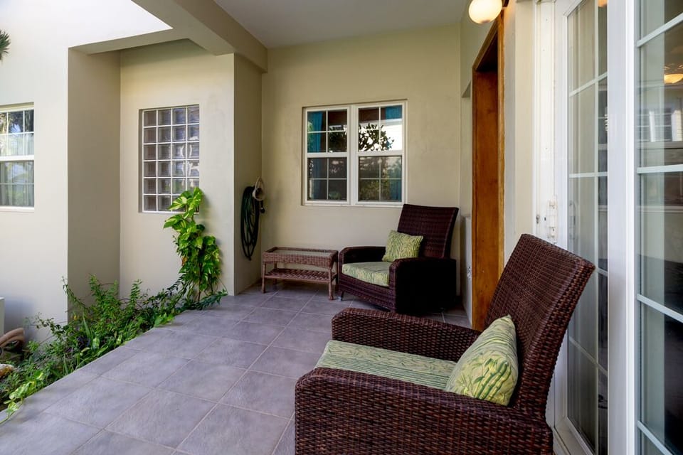 Spacious patio