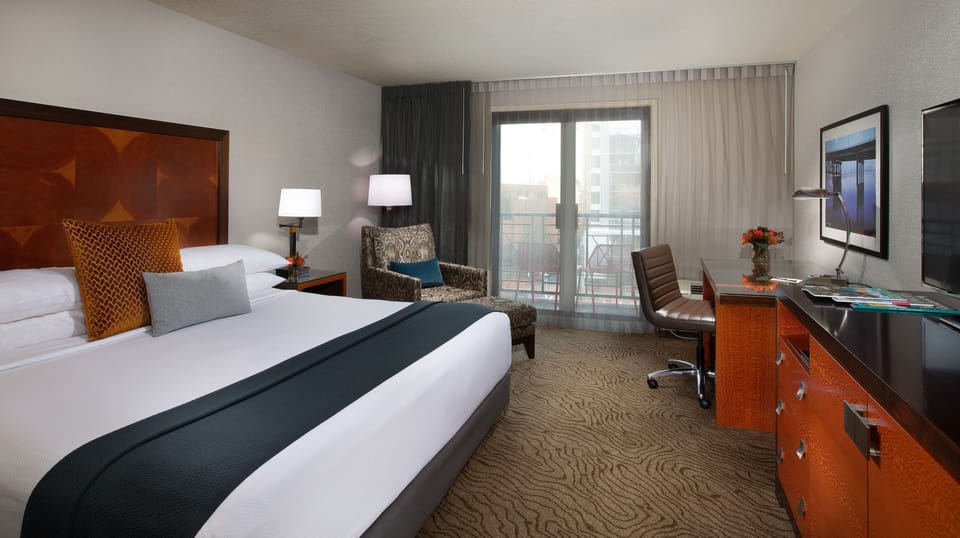 Premium bedding, pillowtop beds, in-room safe, desk