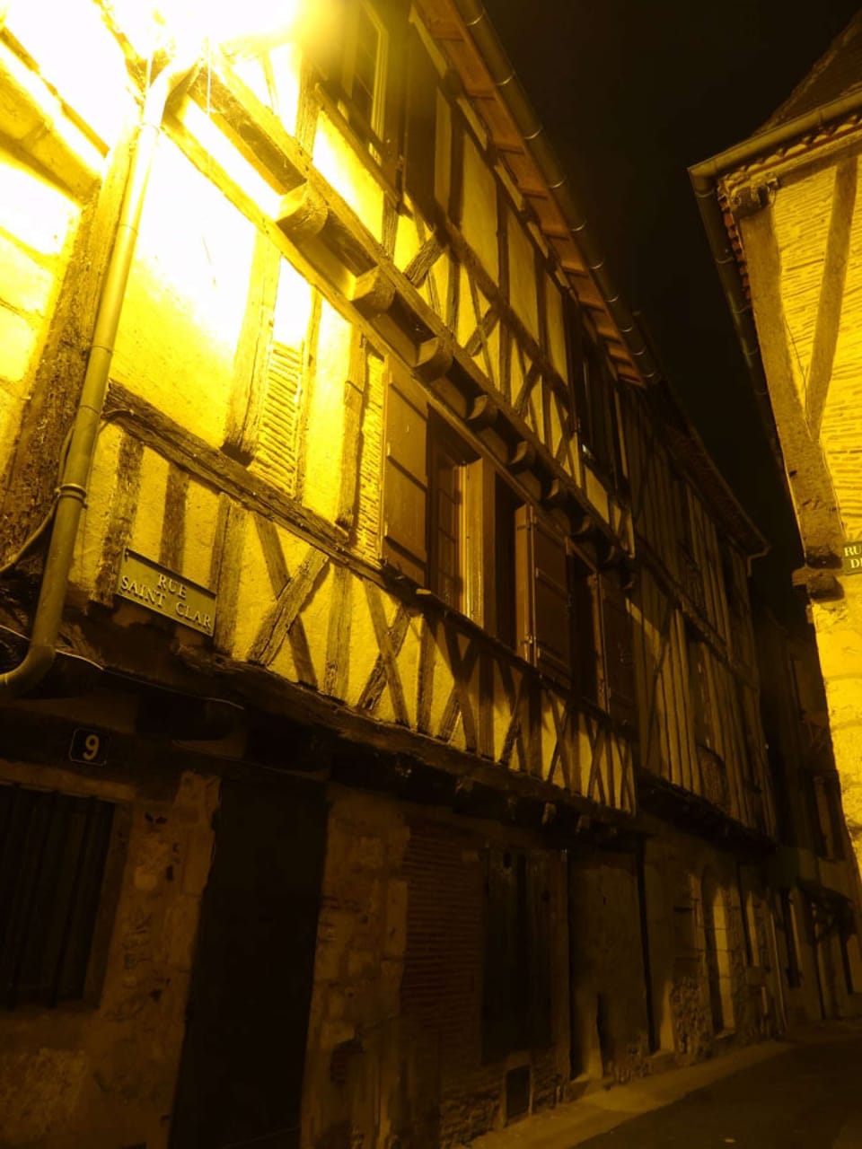 building by night