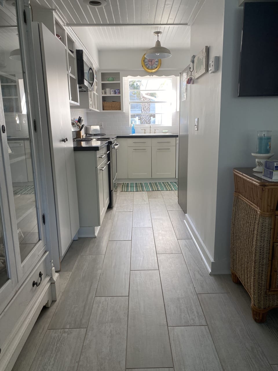 Unit A looking into kitchen