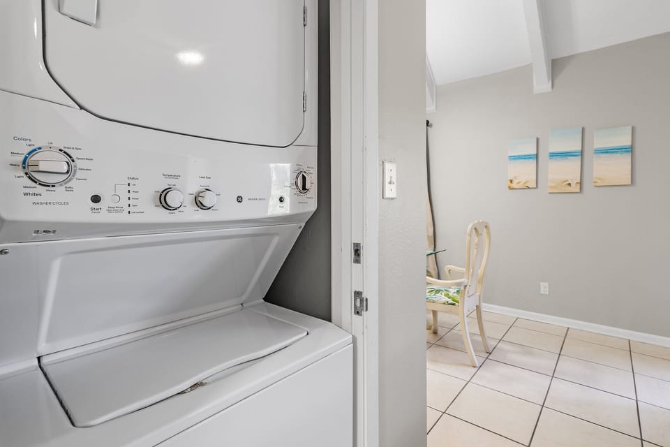 Washer and dryer