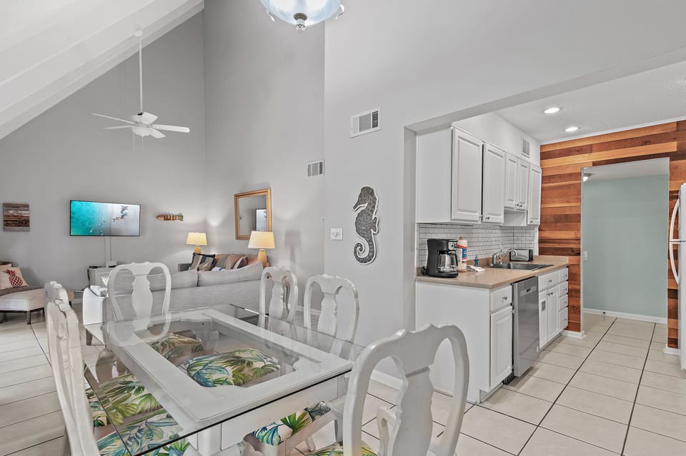 Dining room plus kitchen