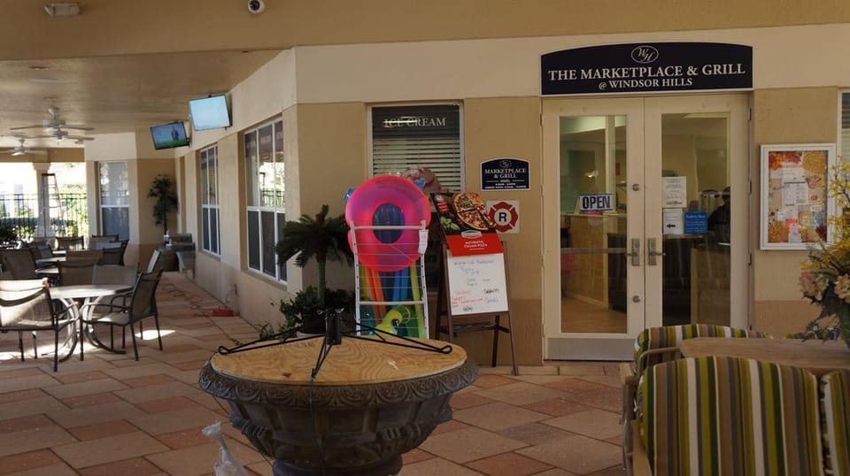 The Marketplace has food for when you want to grab a snack at the pool.