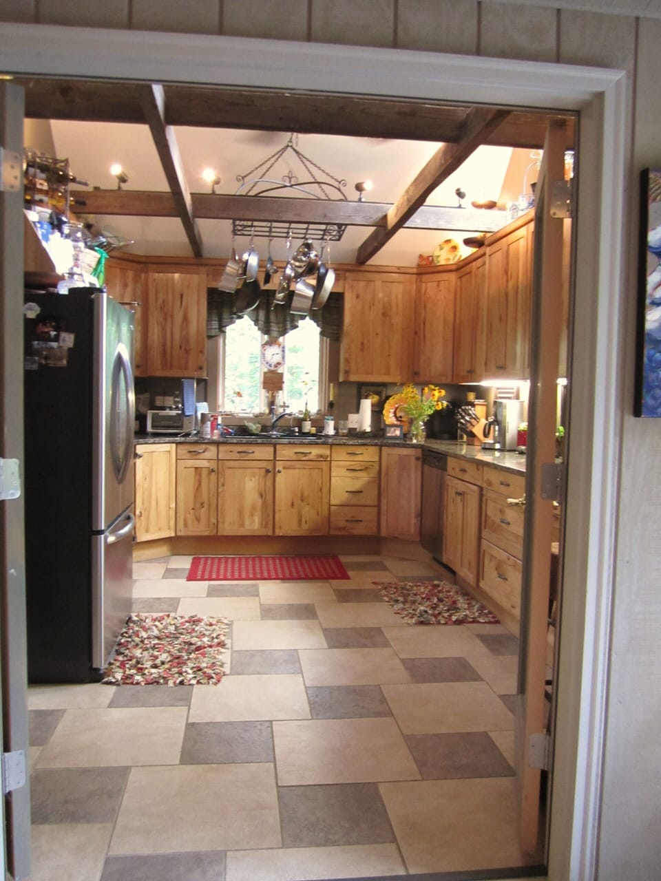 The kitchen in the Main House. 