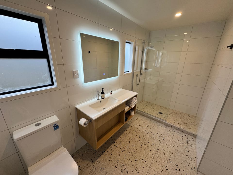 Deluxe Double Room | Bathroom | Shower, free toiletries, hair dryer, towels