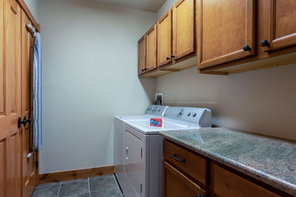 Laundry room with private washer and dryer