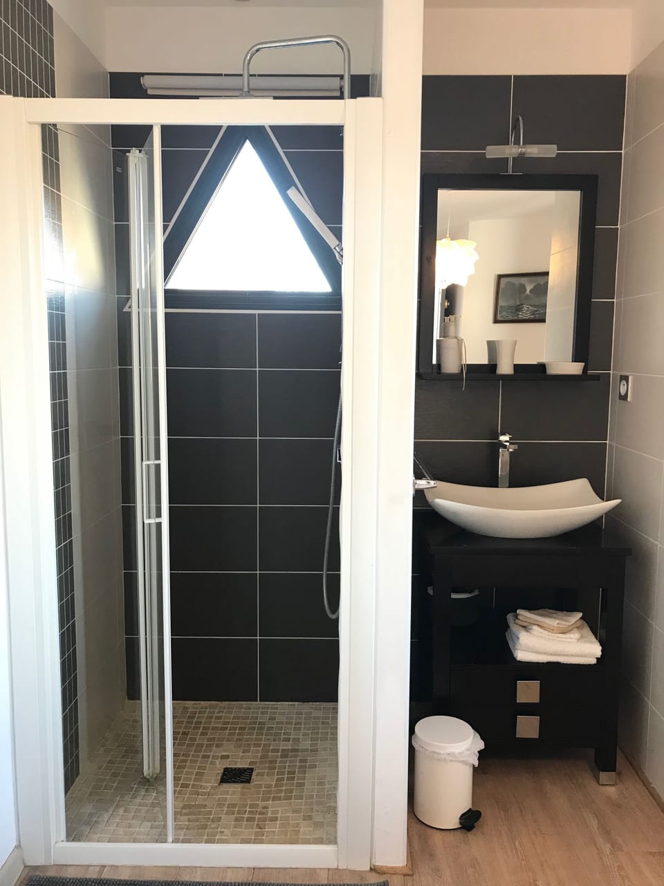 Double Room (2) | Bathroom | Shower, hair dryer, towels
