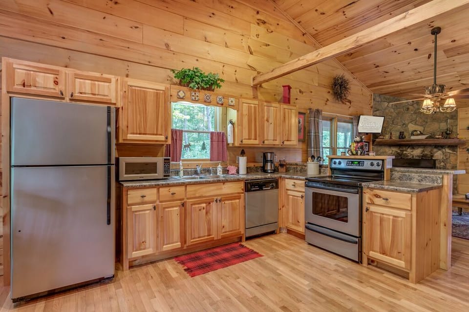 Fully stocked kitchen