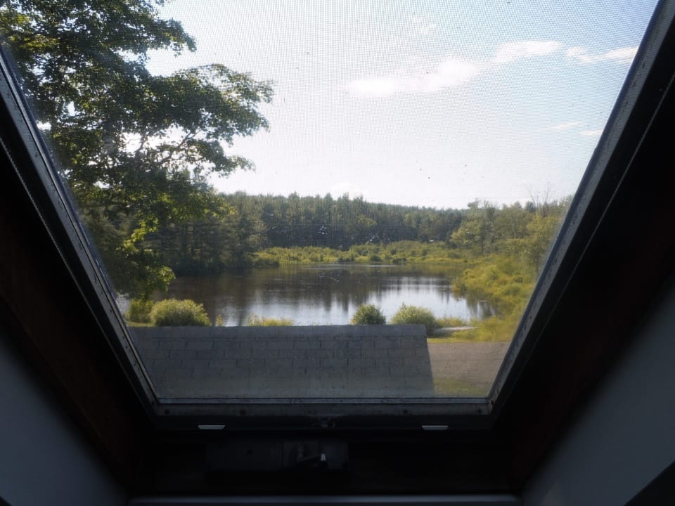 View of pond from 2nd floor bathroom.