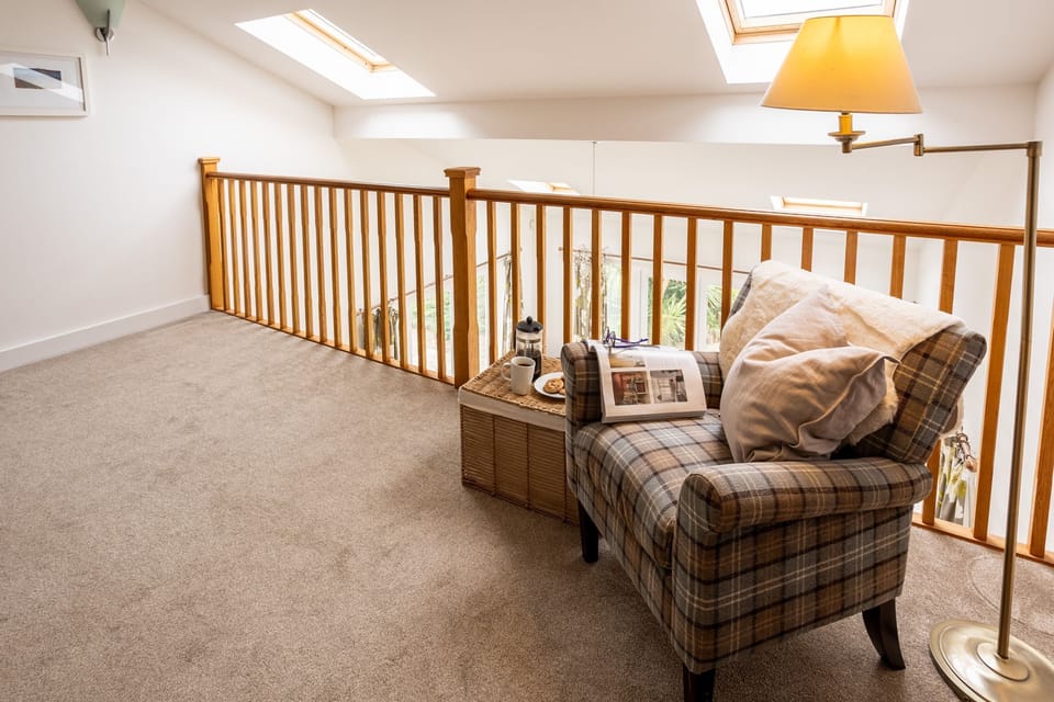 Ty Traeth Landing looking over the Dining Room