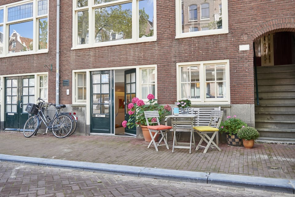Our front door and entrance to our apartment