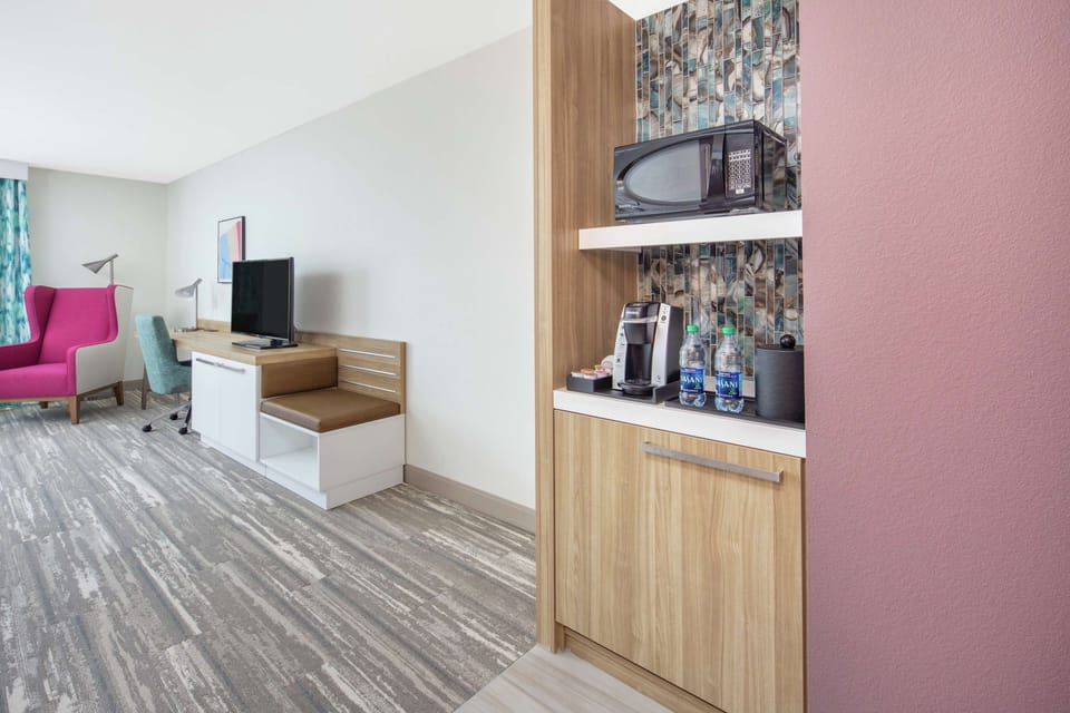 Room, 2 Queen Beds, Accessible, Bathtub | In-room safe, desk, laptop workspace, blackout drapes