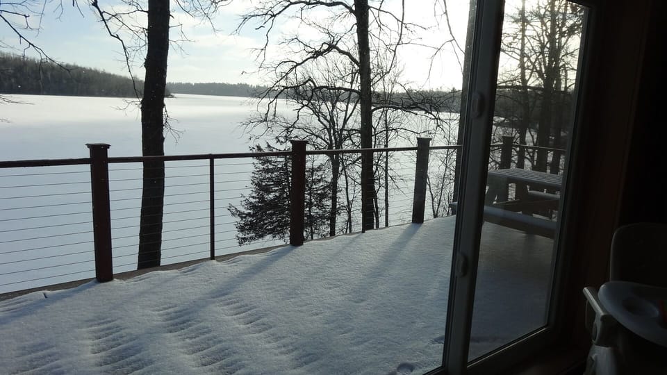 Snowmobile right onto the lake and enjoy 500 miles of trail riding.