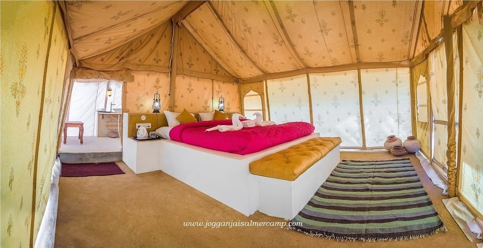 Royal Luxury Tent A/C | 1 bedroom, Frette Italian sheets, premium bedding, memory foam beds