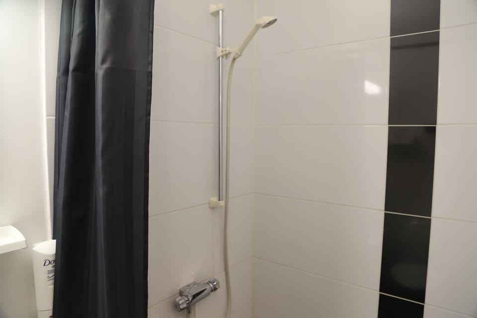 Single Room | Bathroom | Shower, hair dryer, towels