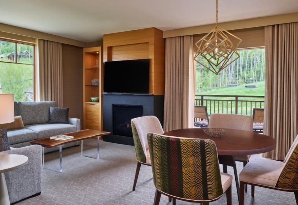 Condo (Snowmass_Viceroy_2Bed) | Living room | Flat-screen TV