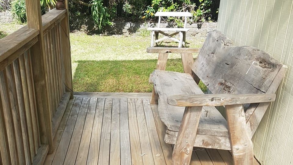 Part of back deck
