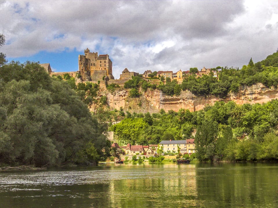 The glorious & mighty Beynac Castle as your canoeing down the Dordogne, AMAZING!