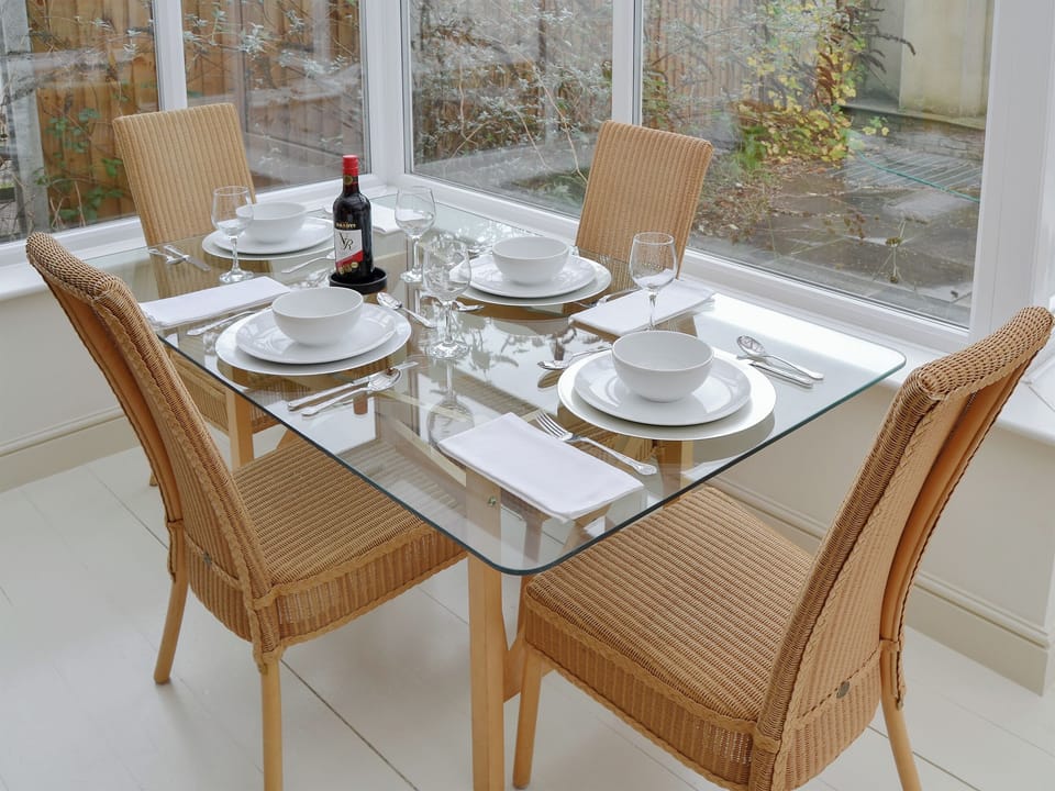 Light and airy conservatory/ dining room | May Cottage, Bacton, near North Walsham