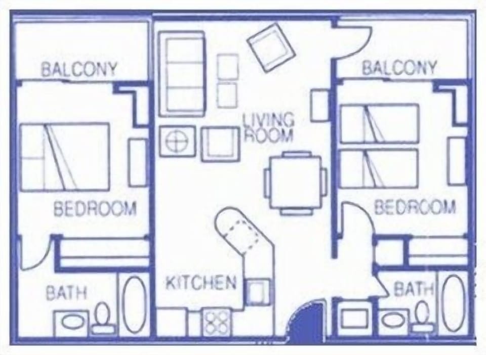 Myrtle Beach Palace Resort #2013 condo floorplan