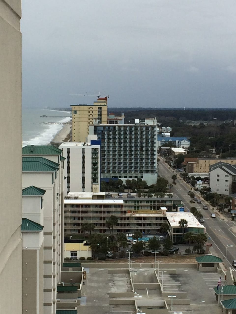 2nd balcony view looking south