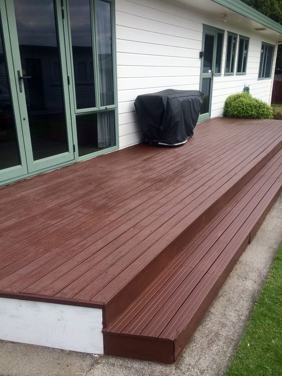Back deck.
