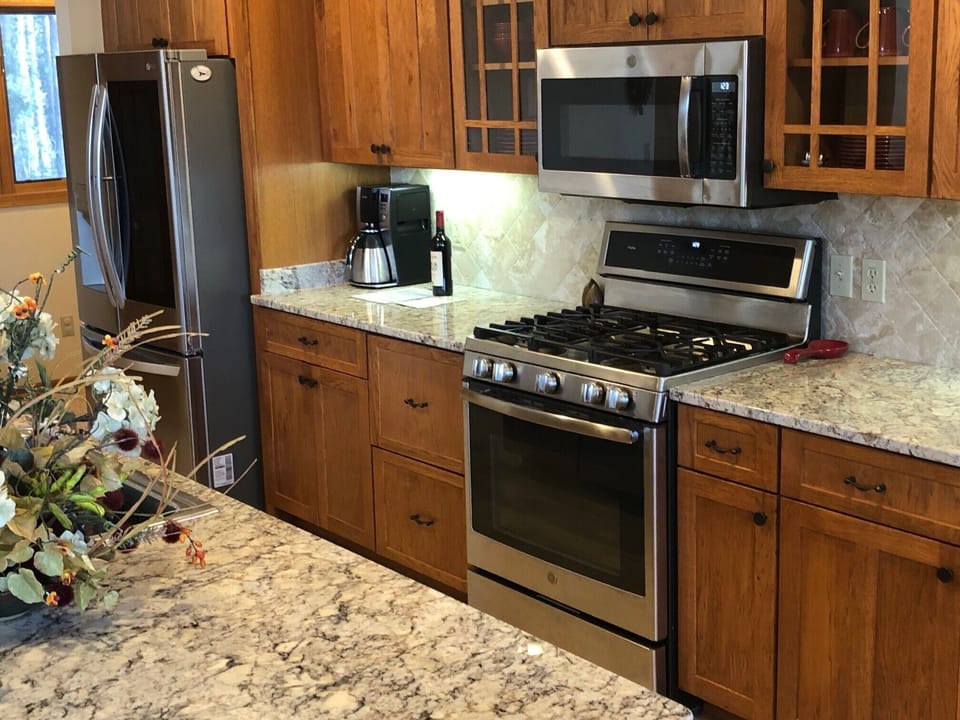 Gourmet Kitchen with Granite and Stainless Steel Appliances