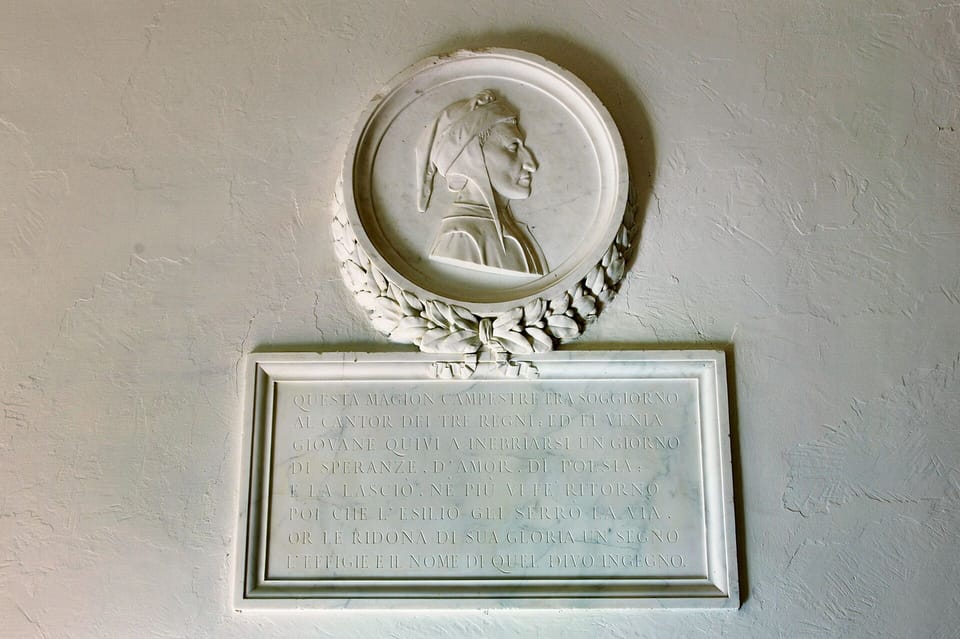 Dante Alighieri's inscription