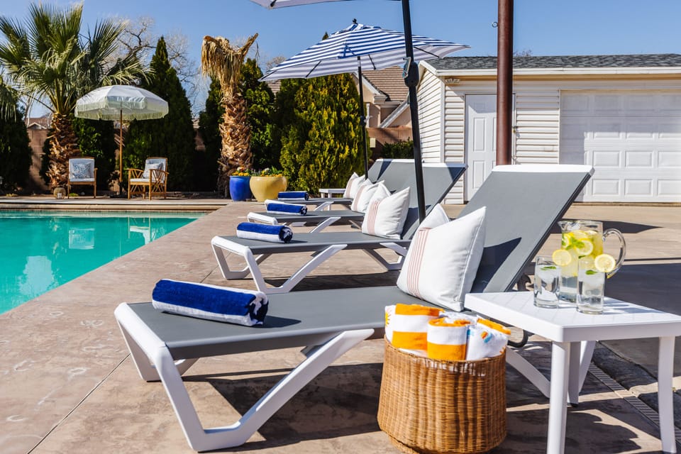 We offer plenty of seating all over the property.