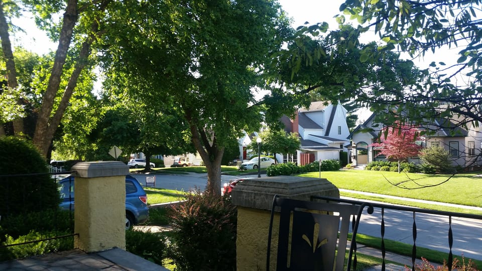 View from front porch