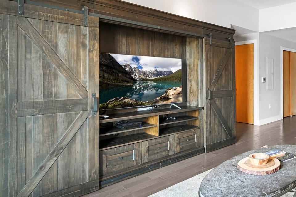 Barn Door Entertainment System