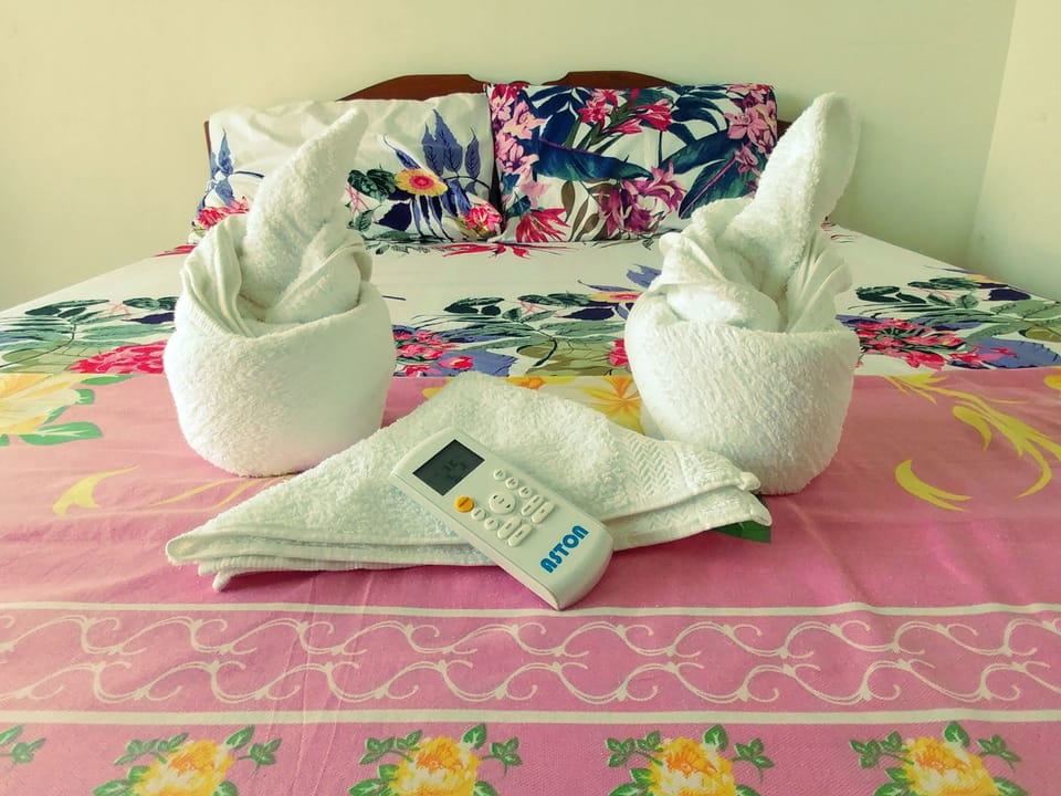 Premium bedding, desk, free WiFi, bed sheets