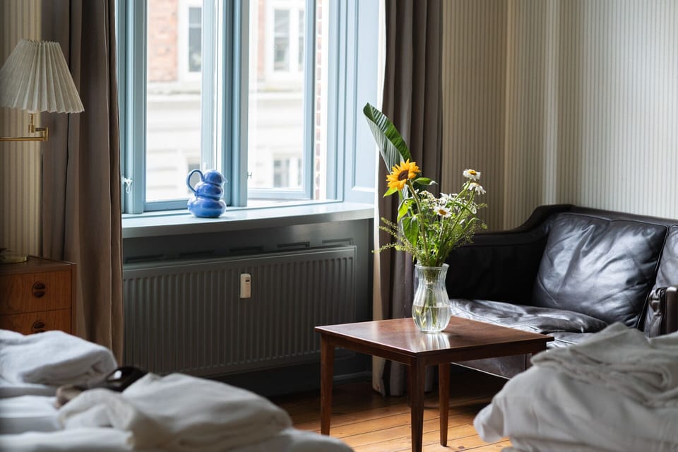 Family Quadruple Room, Multiple Beds, Shared Bathroom | Premium bedding, down comforters, pillowtop beds, individually decorated