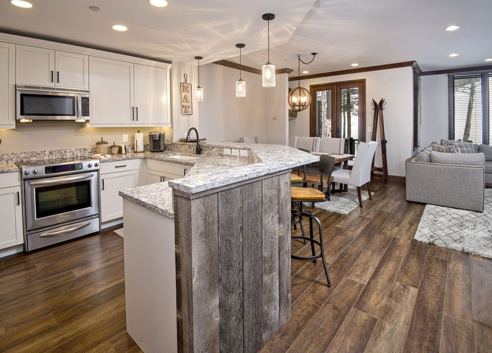 Kitchen and Dining area.