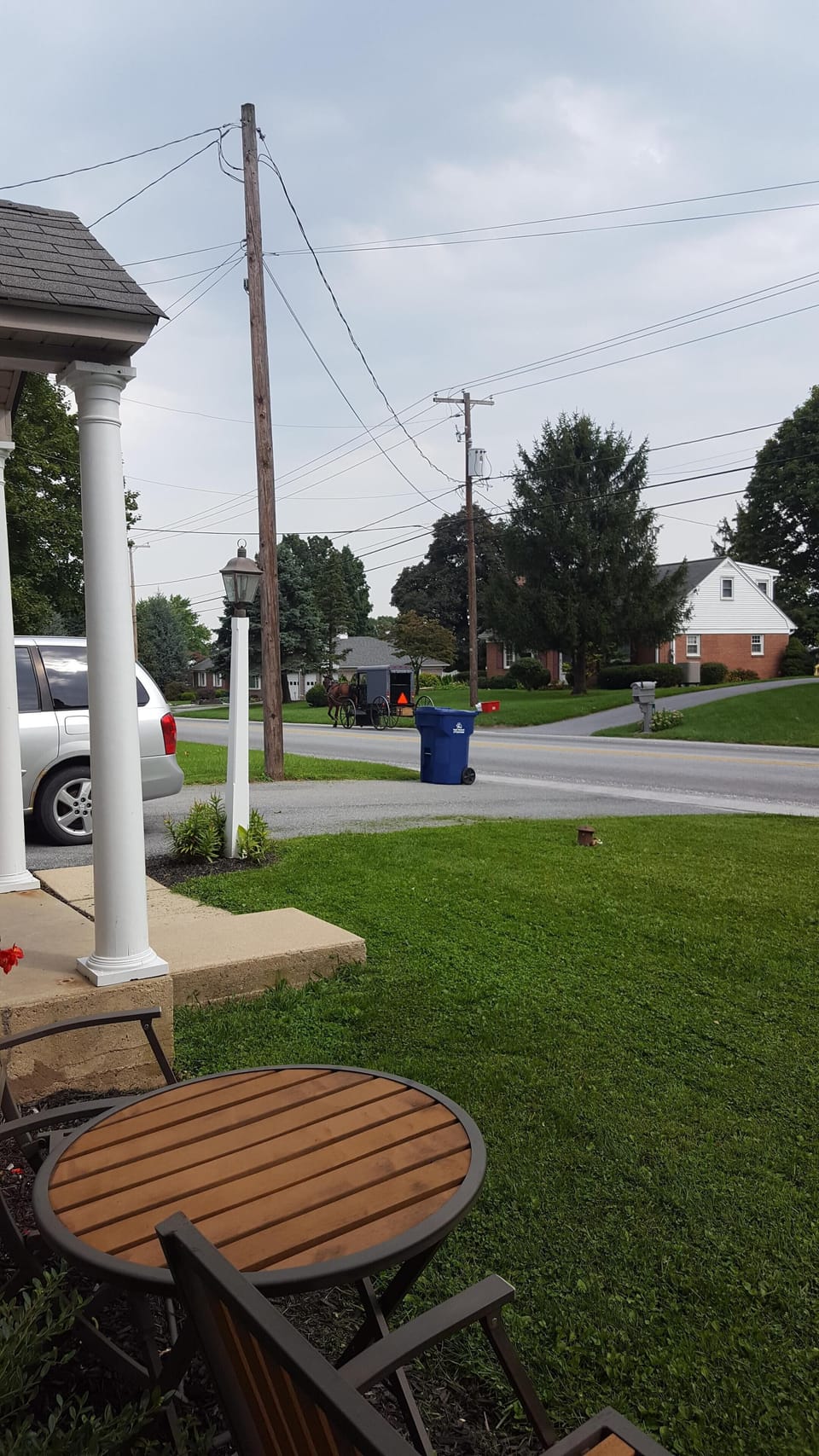 View from the front of the cottage