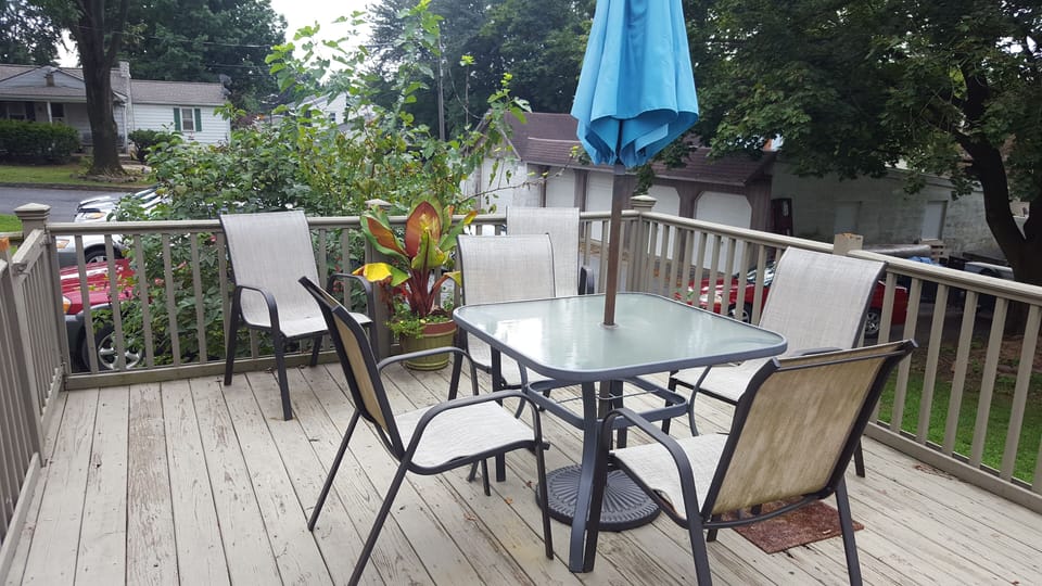 Deck outback in the summer